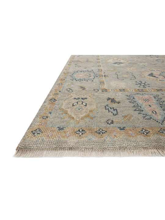 Helena HEL04 Grey/Gold 18" x 18" Sample Rug