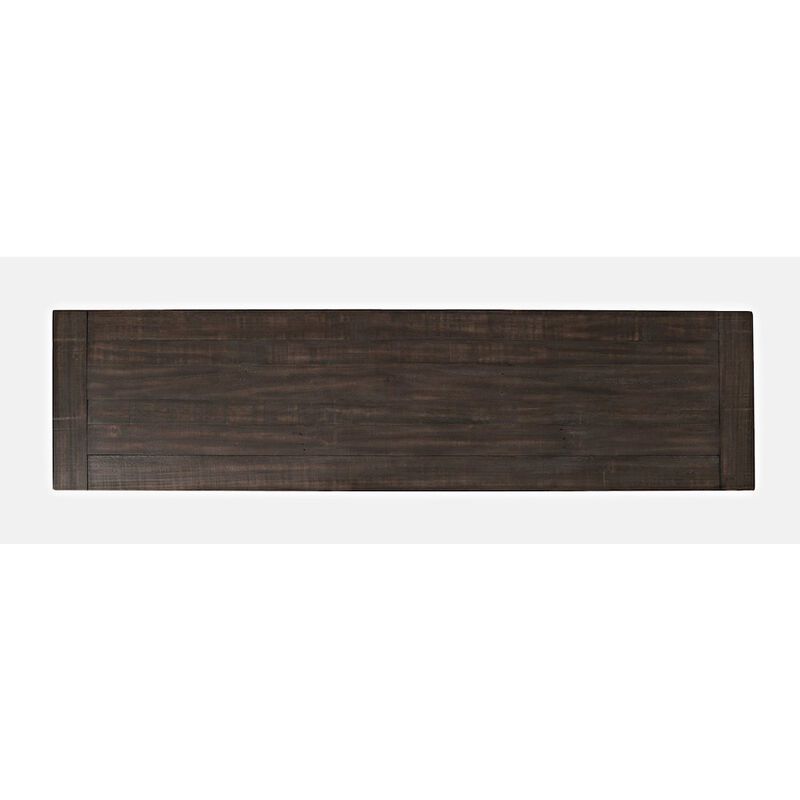 Jofran Madison County Rustic Reclaimed Solid Wood Farmhouse 70 Barn Door Server