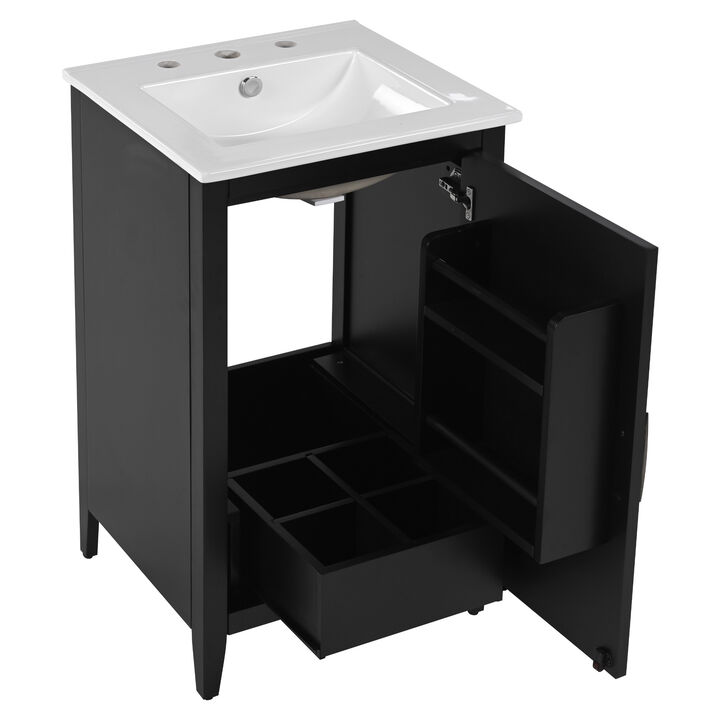 Merax 20.3" Bathroom Vanity with Sink and Soft-closing Door