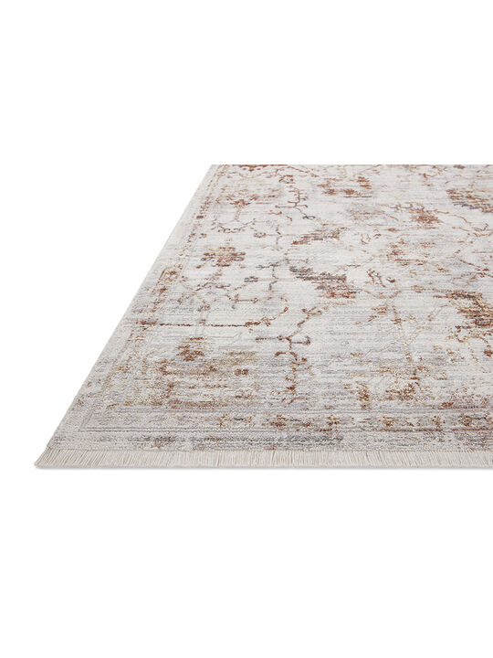 Bonney BNY04 Silver/Sunset 18" x 18" Sample Rug