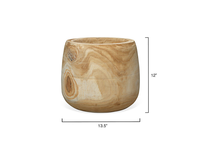 Brea Wooden Vase