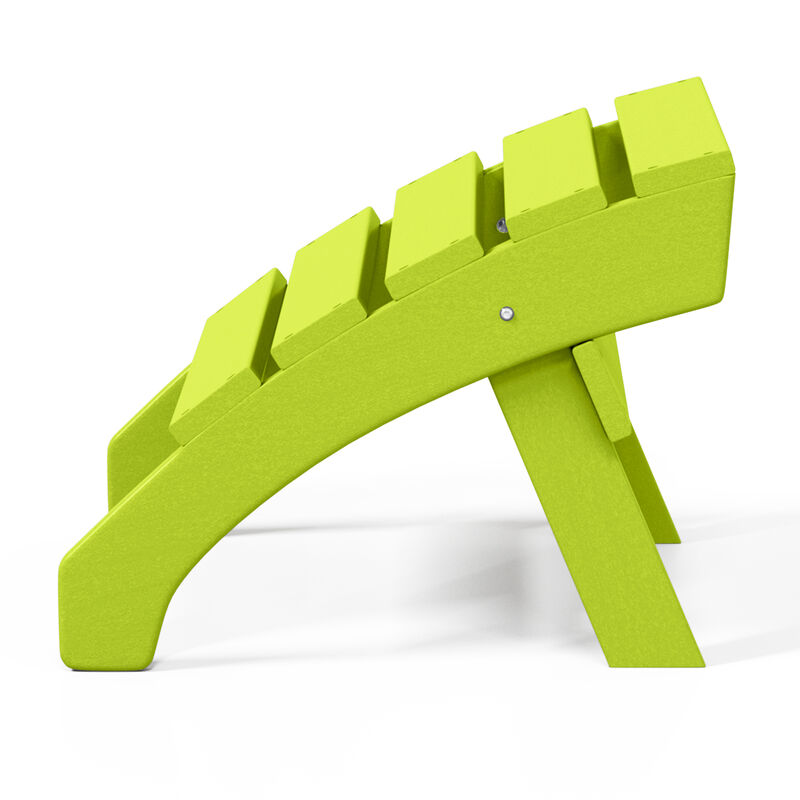 WestinTrends Outdoor Patio HDPE Adirondack Ottoman Footrest