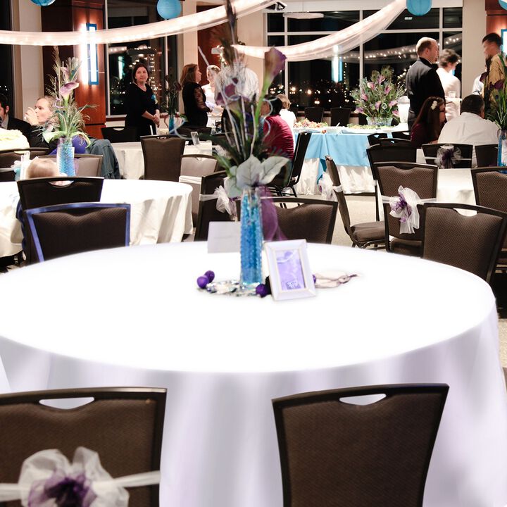 10 Pieces 120 Inch Home Restaurant Polyester Round Tablecloth