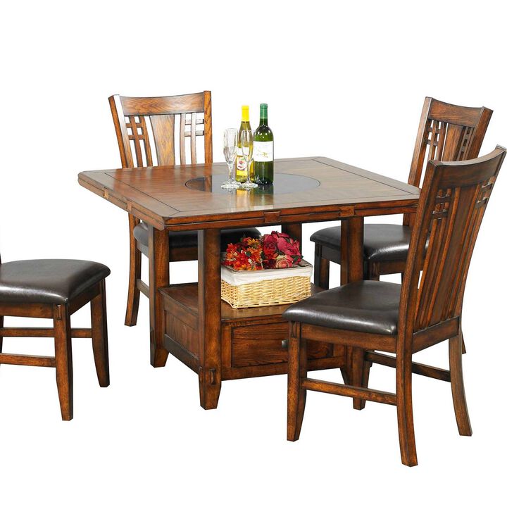 Zahara Table With Lazy Suzan