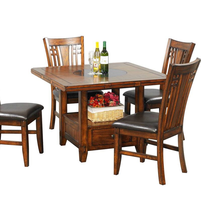 Zahara Table With Lazy Suzan