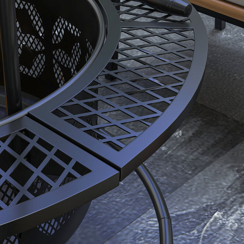 Streamdale Ultimate Fire Pit Warmth, Grilling, and Convenient Storage