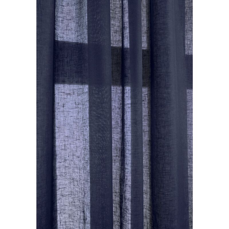 Solino Home 100% Pure Linen Sheer Curtain for Thanksgiving, Christmas
