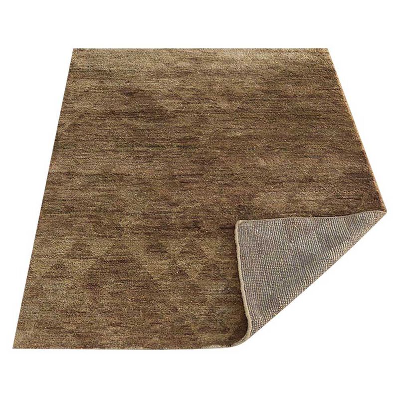 HAND KNOTTED JUTE ECO-FRIENDLY Contemporary AREA RUGS  - 5'x8', Rectangle Shape, Beige Color, Contemporary, High Pile, Natural Fiber, Outdoor Indoor Handmade Area Rugs for Living Room (J00043)