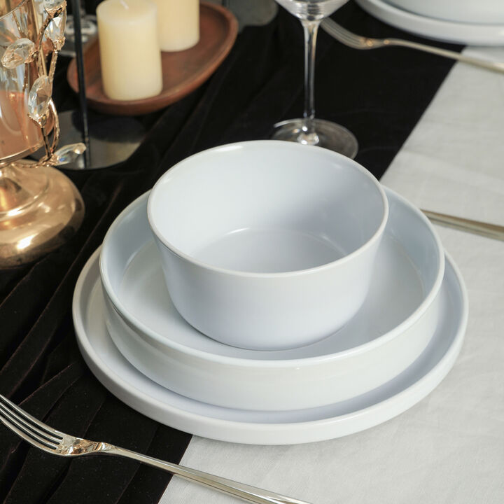 Stone Lain Celina Stoneware 12 Piece Dinnerware Set with Dinner Bowls