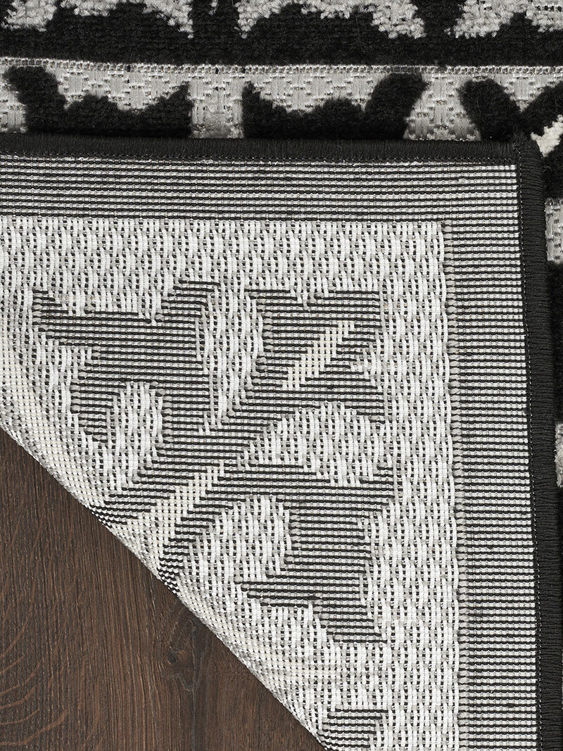 Aloha ALH34 Black/White 6' x 9' Rug
