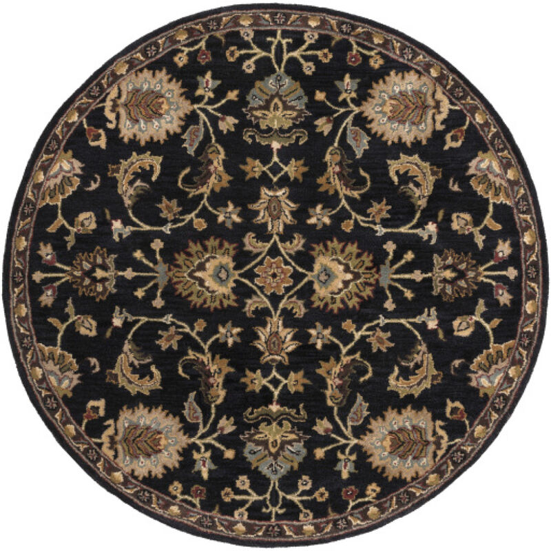 Middleton AWMD-1000 3' x 5' Black Rug