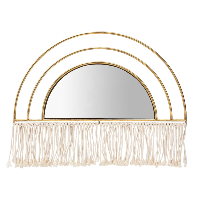 17"h Arched Mirrored Wall Decor