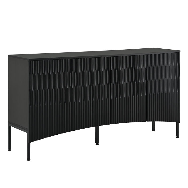 Merax Four-Door Sideboard Storage Cabinet