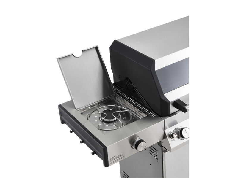 Monument Grills Denali Series | 4 Burner Smart Stainless Steel Propane Gas Grill