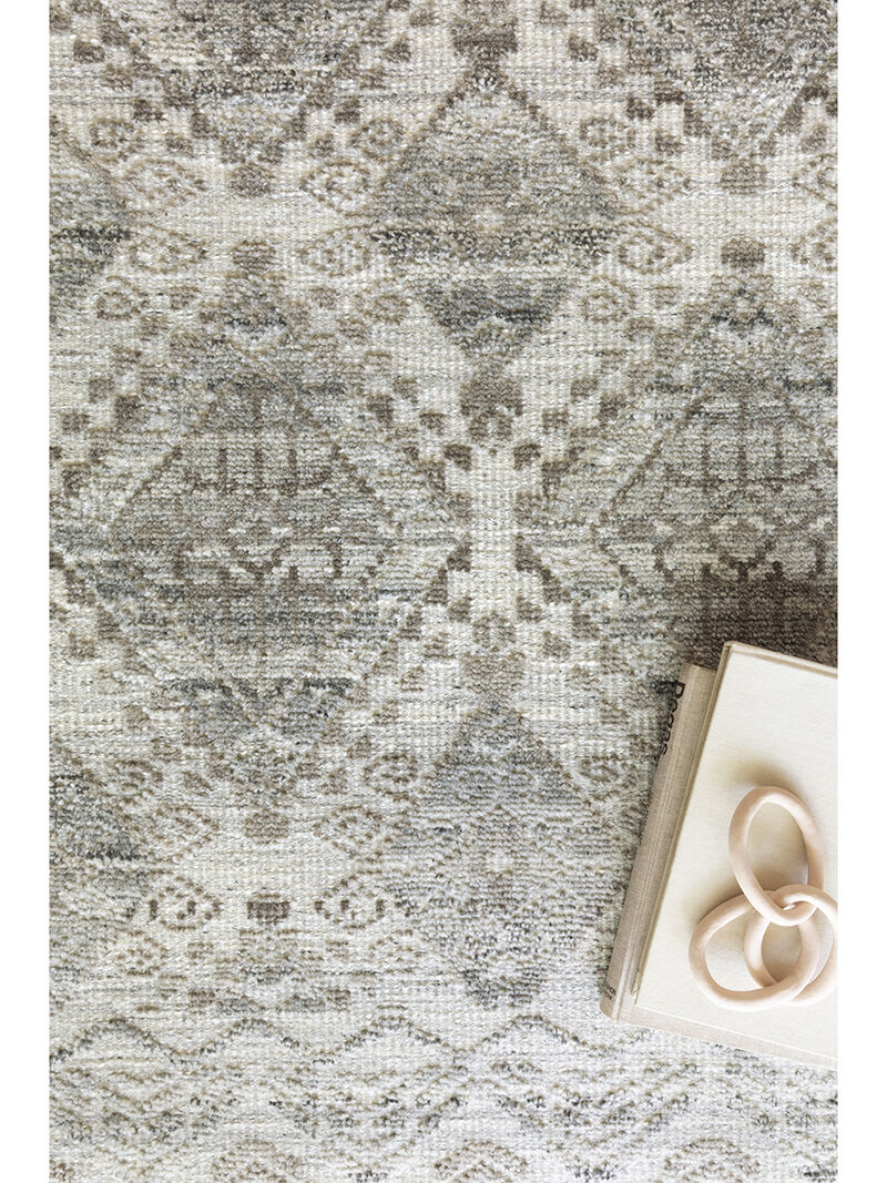 Idris ID01 Stone 9'6" x 13'6" Rug