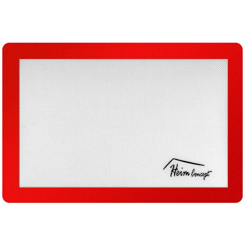 W unLimitedPremium Silicone Baking Mats 2PC Set, Heim Concept Professional Grade Non-Stick And Heat Resistant Liner Cooking Baking Sheet