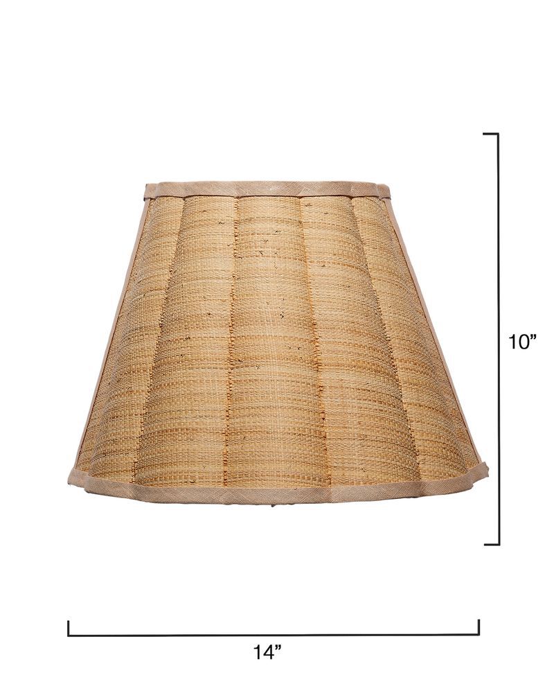 Scalloped Wall Sconce, Beige