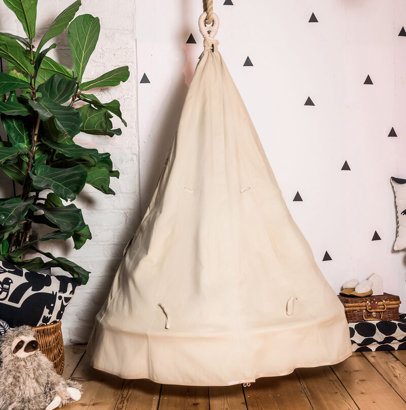 TiiPii Bed Kids Poncho Protective Weather Cover For Bambino TiiPii Bed, Tan