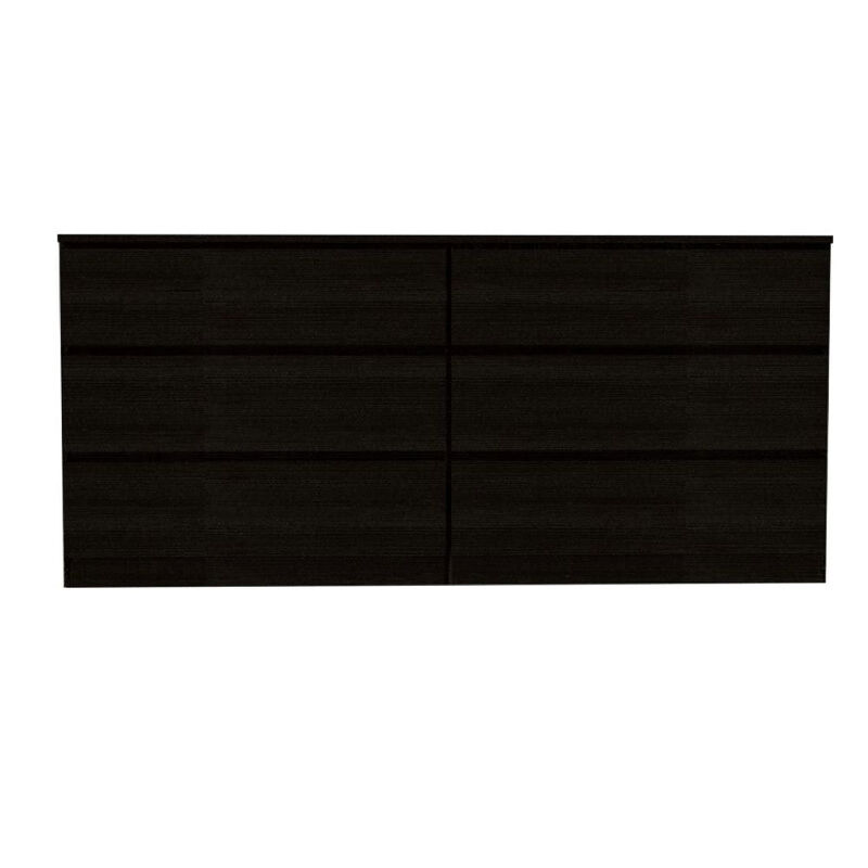 6 Drawer Double Dresser Tronx, Bedroom, Black