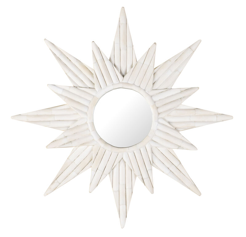 Sunburst Bone Mirror