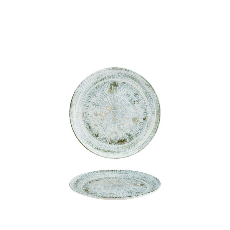 Odette dia.8.25" Round Decorated Porcelain Plate (Set of 4)