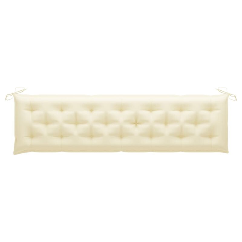 vidaXL Cushion for Swing Chair Cream White 78.7" Fabric