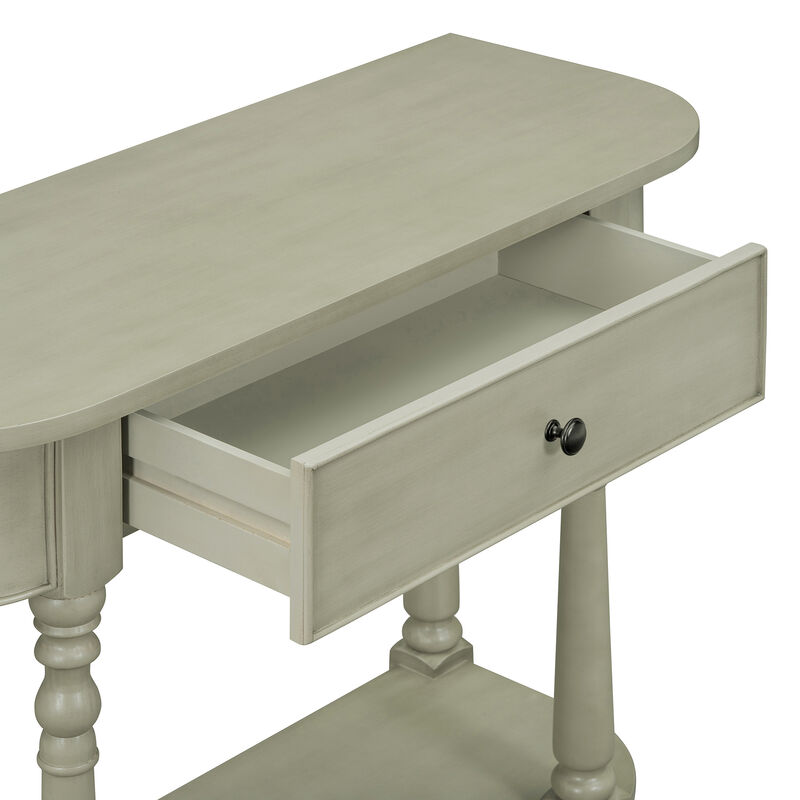 Merax Retro Entryway Console Table