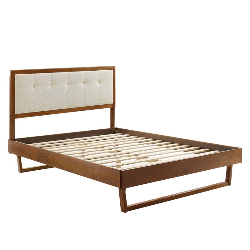 Modway - Willow Queen Wood Platform Bed with Angular Frame