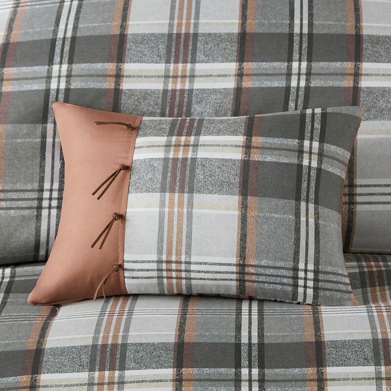 Gracie Mills Simone Plaid Comforter Set - Full/Queen