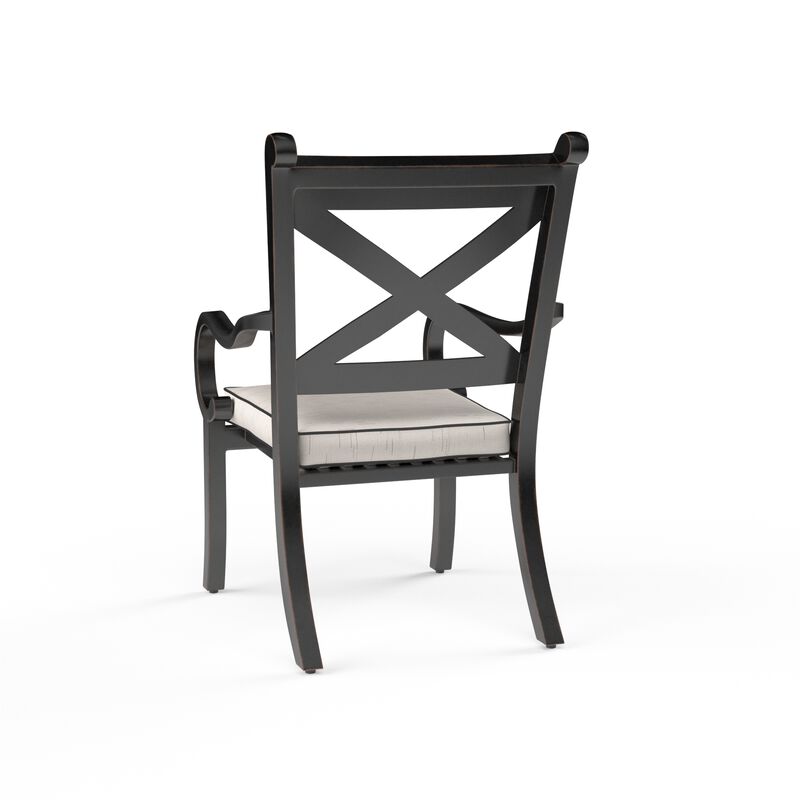 Monterey Dining Chair in Frequency Sand w/ Contrast Canvas Java Welt