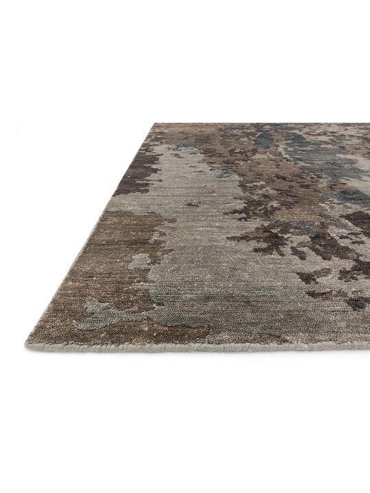 Elixir EH04 Teal/Graphite 18" x 18" Sample Rug