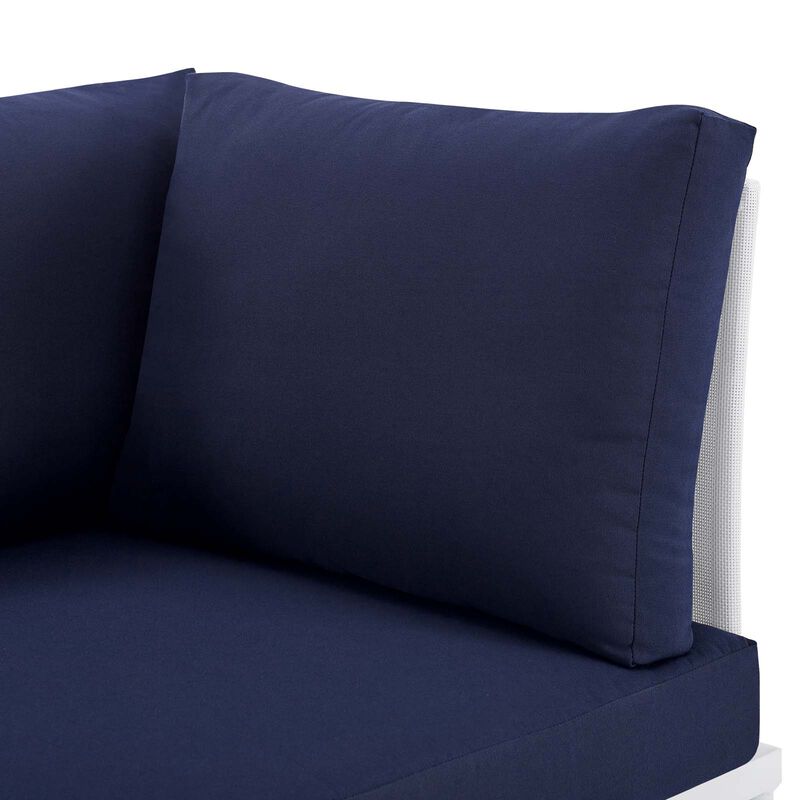 Modway - Harmony Sunbrella® Outdoor Patio Aluminum Loveseat