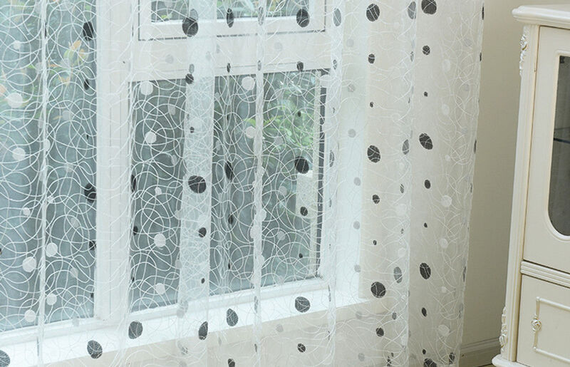 Dolce Mela Sheer Curtains Panel