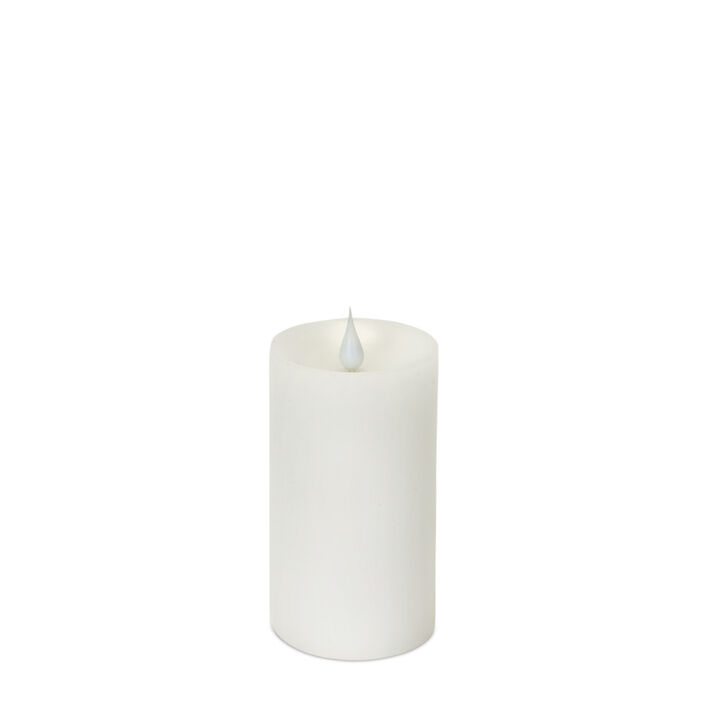 Simplux LED Pillar Candles with Moving Flame (Set of 2) for Realistic Lighting