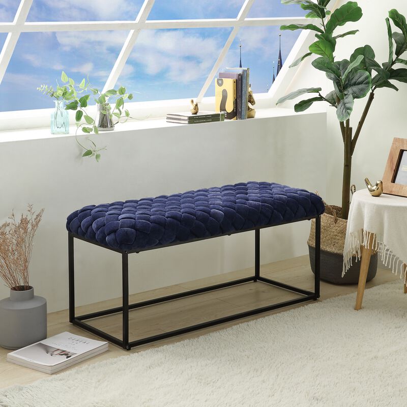 Loft Lyfe Thiago Velvet Bench
