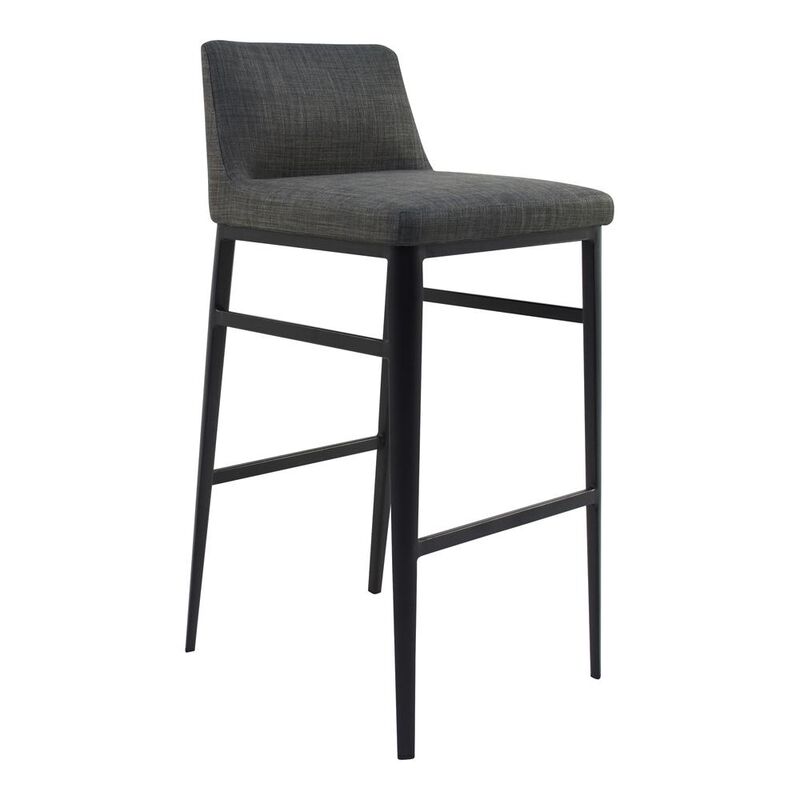Moe's Home Collection BARON BARSTOOL CHARCOAL