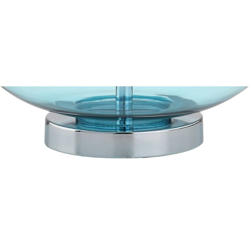 Cecile Glass Teardrop LED Table Lamp (Set of 2)