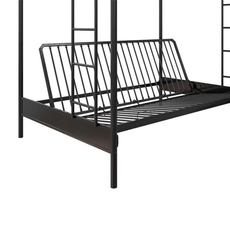 Sammie Full over Futon Metal Bunk Bed