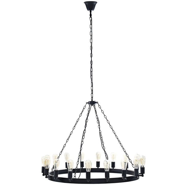 Brown Teleport 43" Chandelier