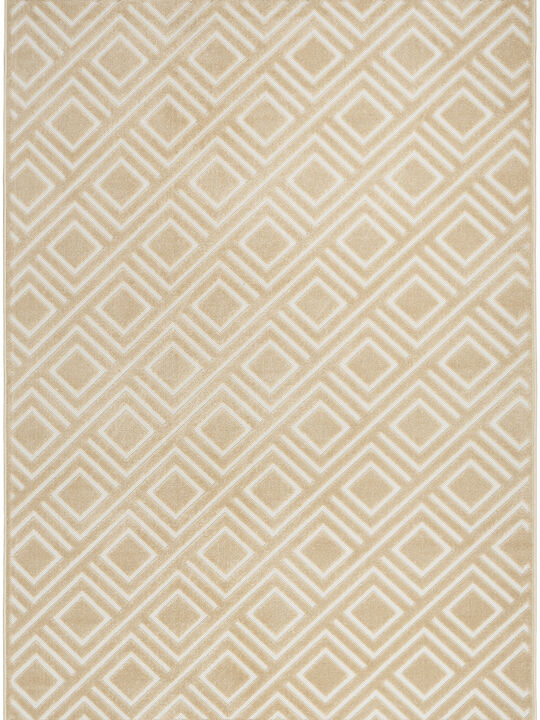 Care Free CAF03 Taupe 3'11" x 5'11" Rug