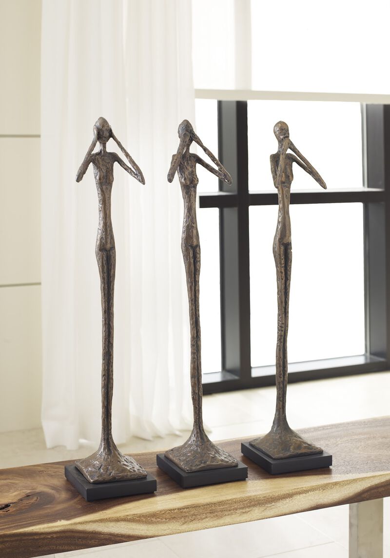 Speak No Evil Slender Sculpture