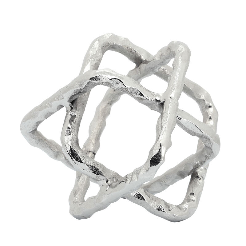 Metal 8" Square Orbs