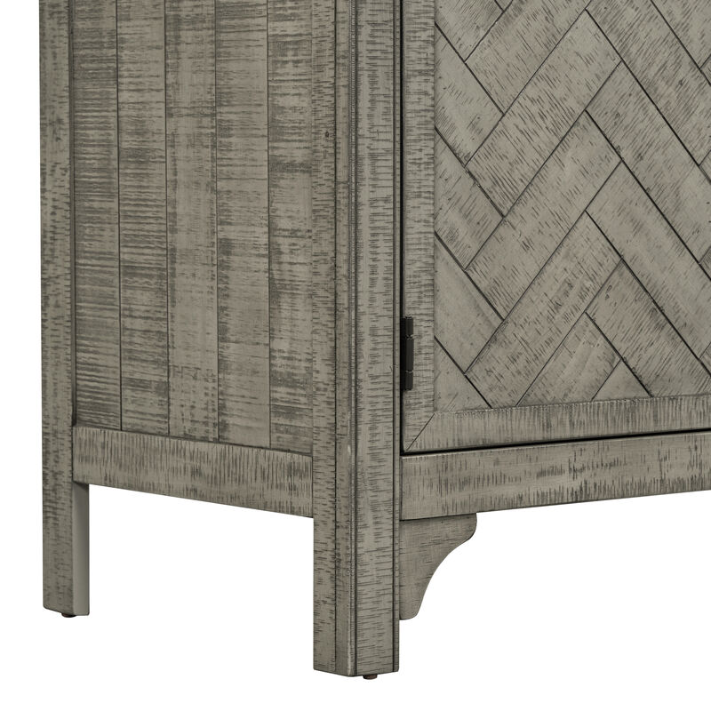 Merax Modern Storage Cabinet Sideboard with Adjustable Shelves