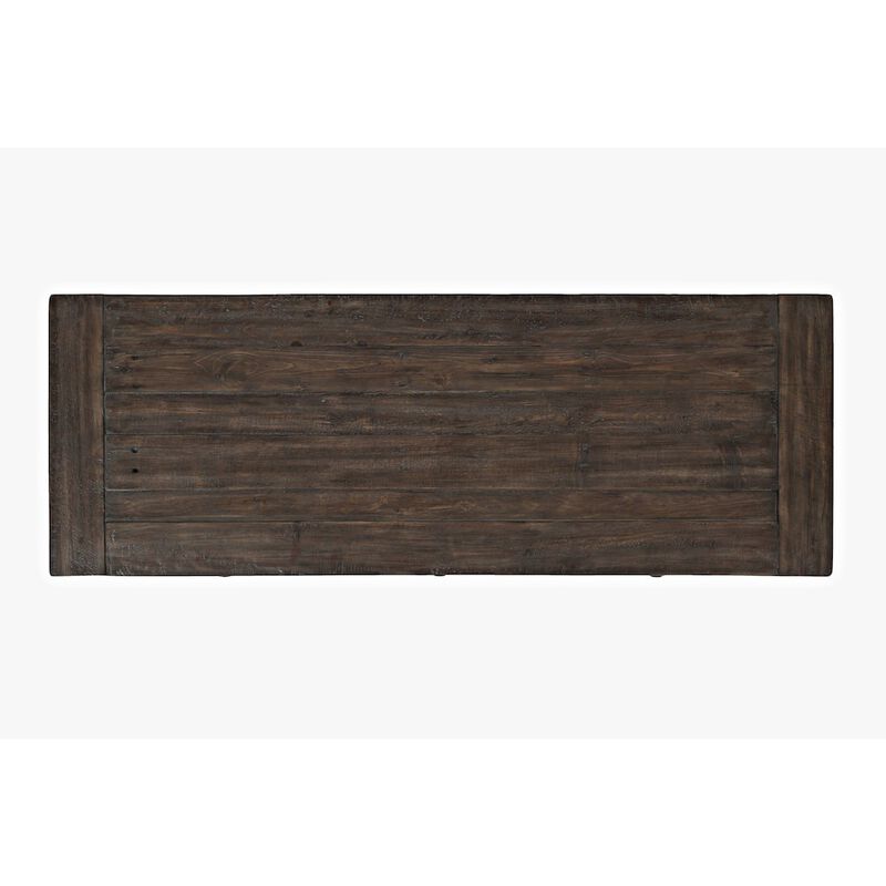 Jofran Madison County Rustic Reclaimed Solid Wood Farmhouse Sofa 50 Sofa Table