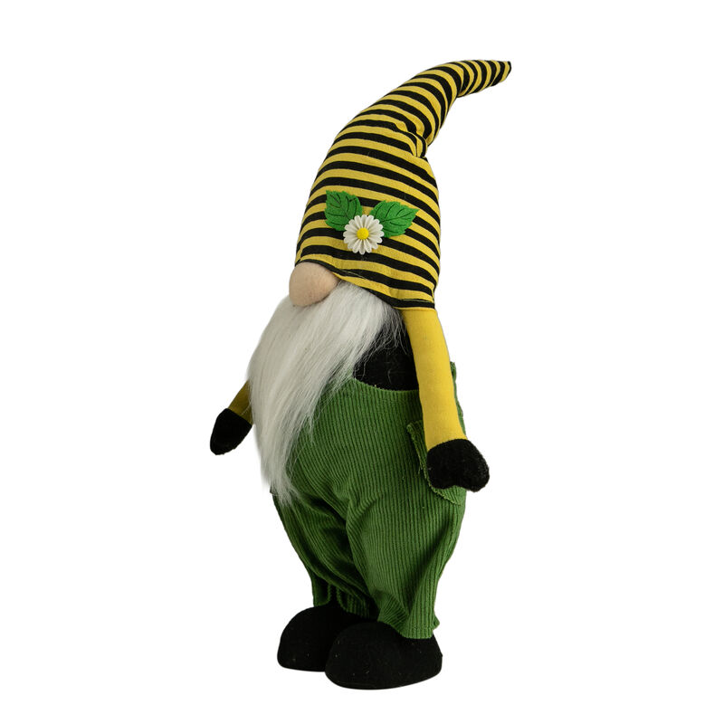 19.75" Boy Bumblebee Hat with Daisy Springtime Gnome