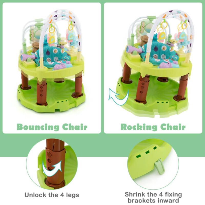 Hivvago 3-in-1 Baby Activity Center with 3-position for 0-24 Months