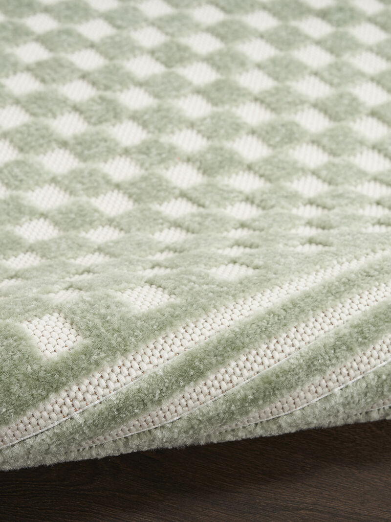 Care Free CAF02 Green 3'11" x 5'11" Rug