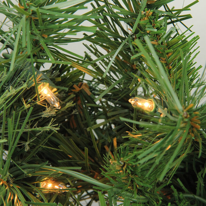 7.5 ft Pre-Lit Medium Mixed Cashmere Pine Artificial Christmas Tree  Clear Lights