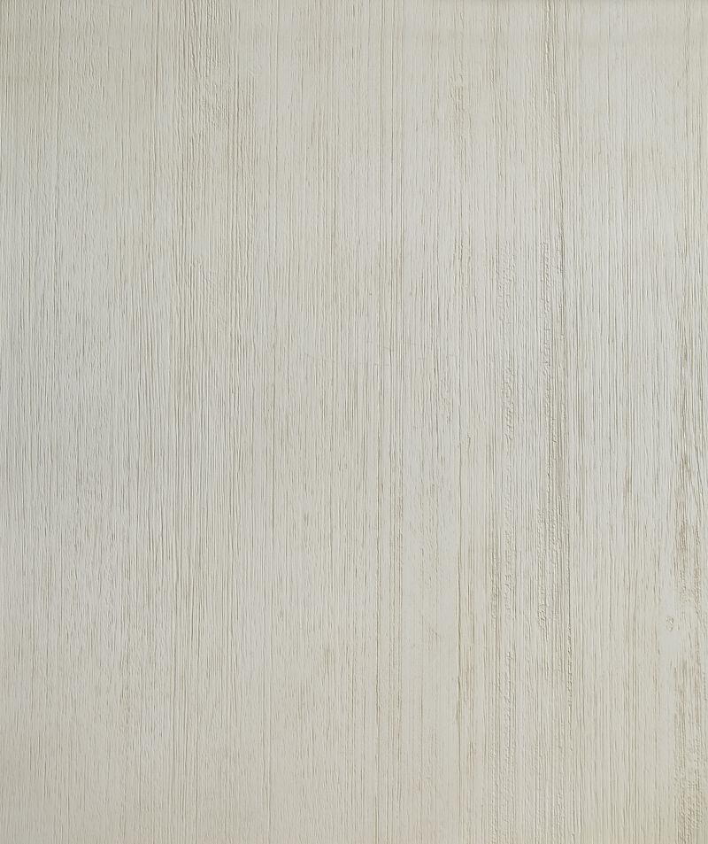 Sofa Table With Plank Style Top and 2 Gliding Drawers, Brown and White - Benzara