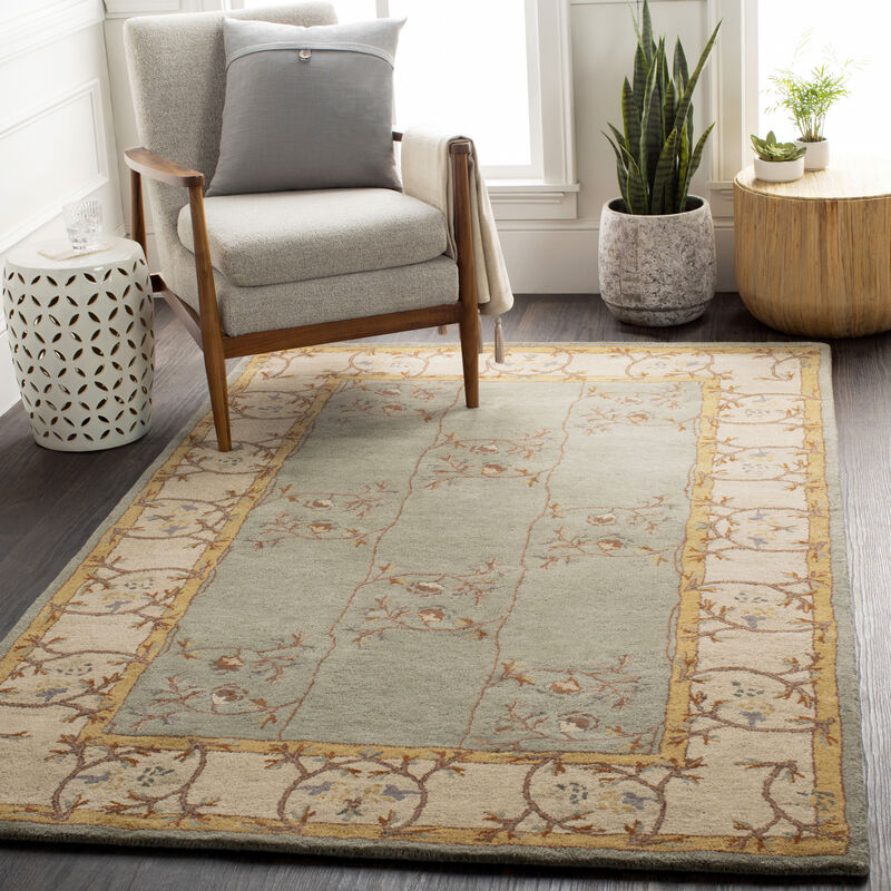 Caesar CAE-1100 6' x 9' Oval Green Rug